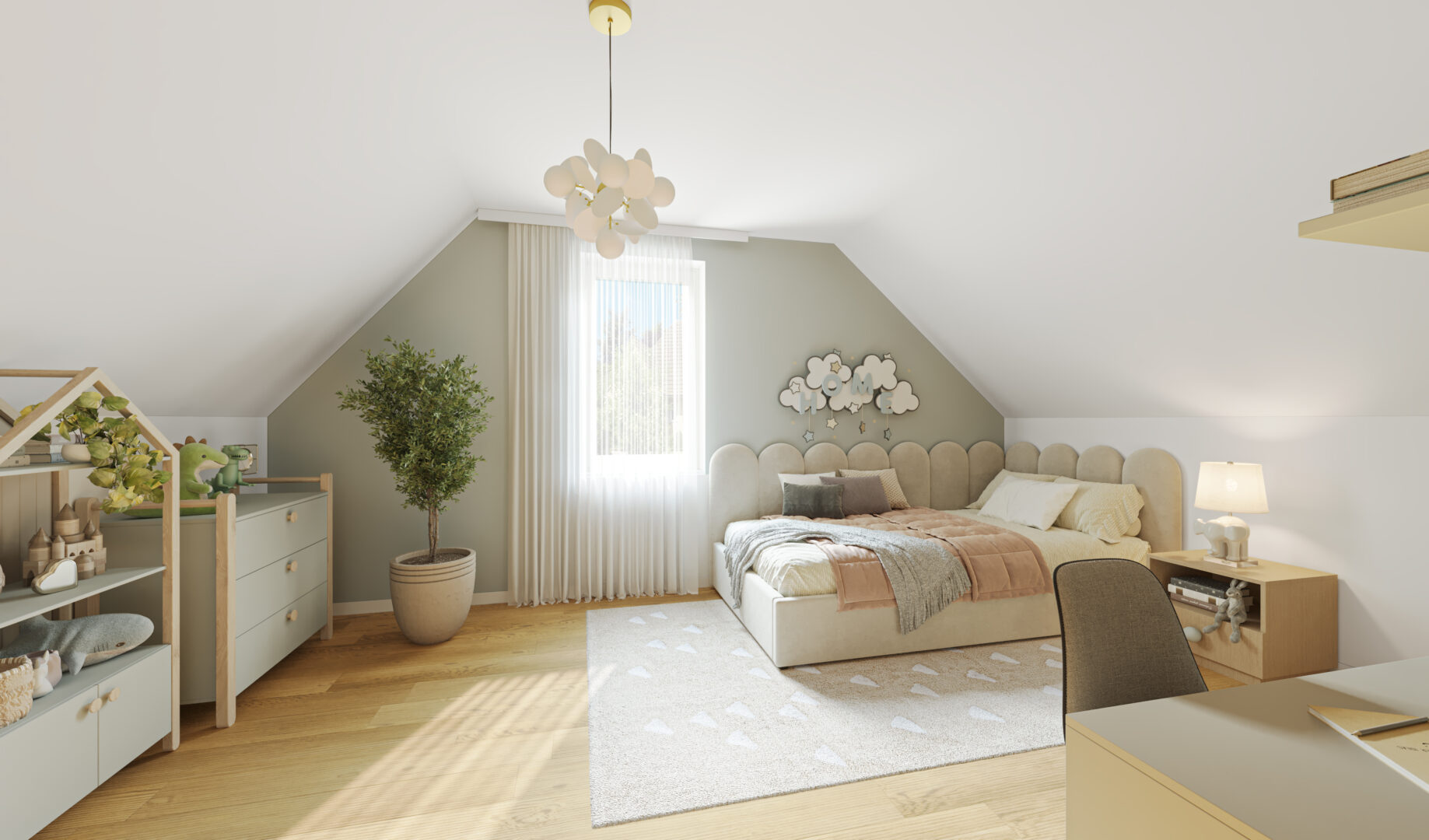 Visualisierung Kinderzimmer OG