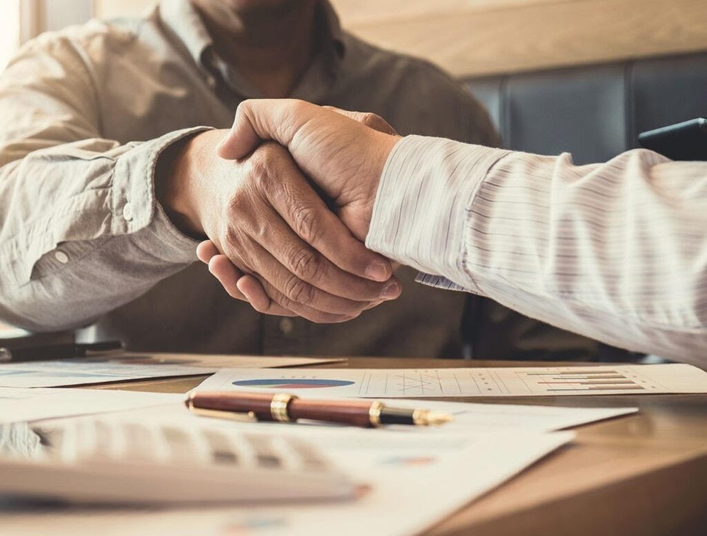 Brauche Ich Einen Makler Für Den Immobilienverkauf In Pankow? 6 Handschlag Zwischen Makler Und Eigentümer – Immobilienverkauf In Pankow Mit Makler